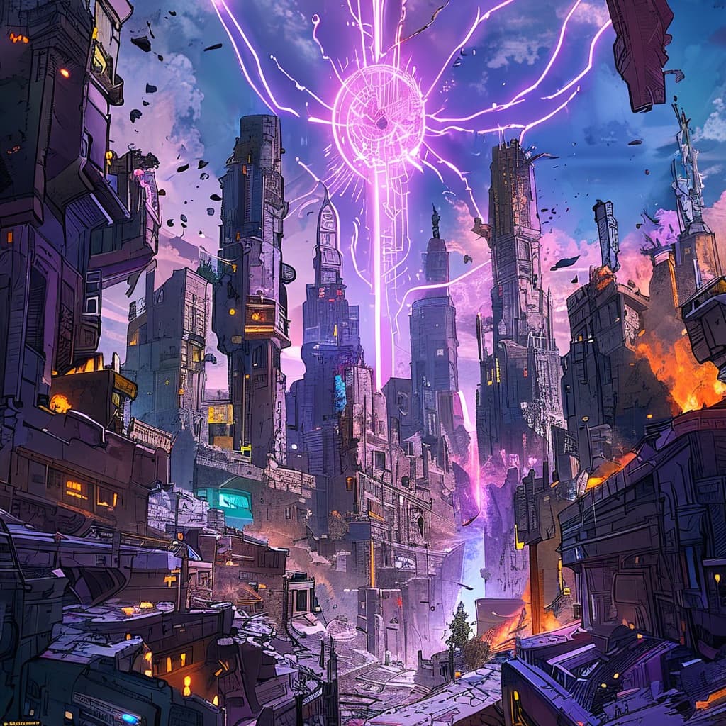 Krysix world illustration