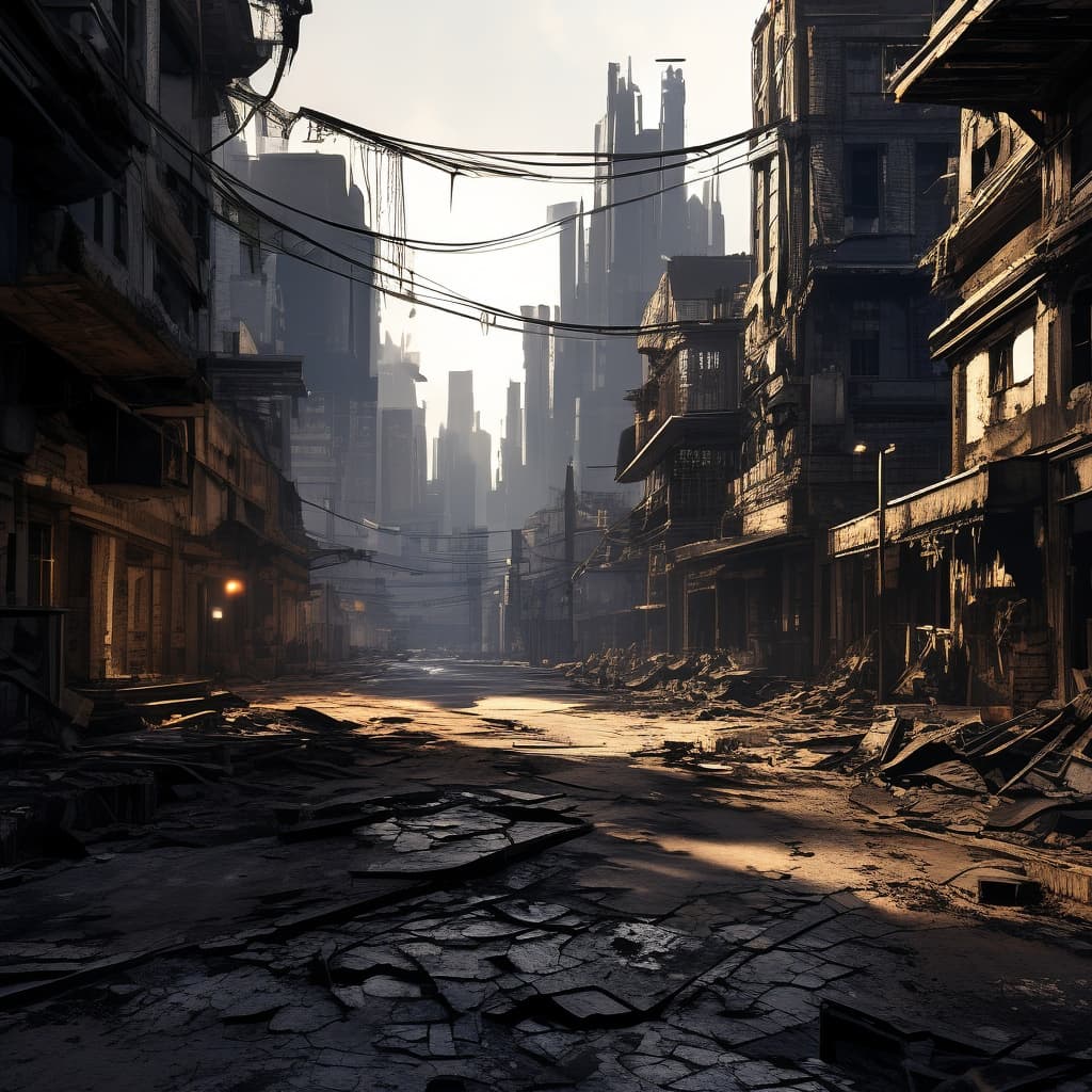 IRON VEIL CITY world illustration