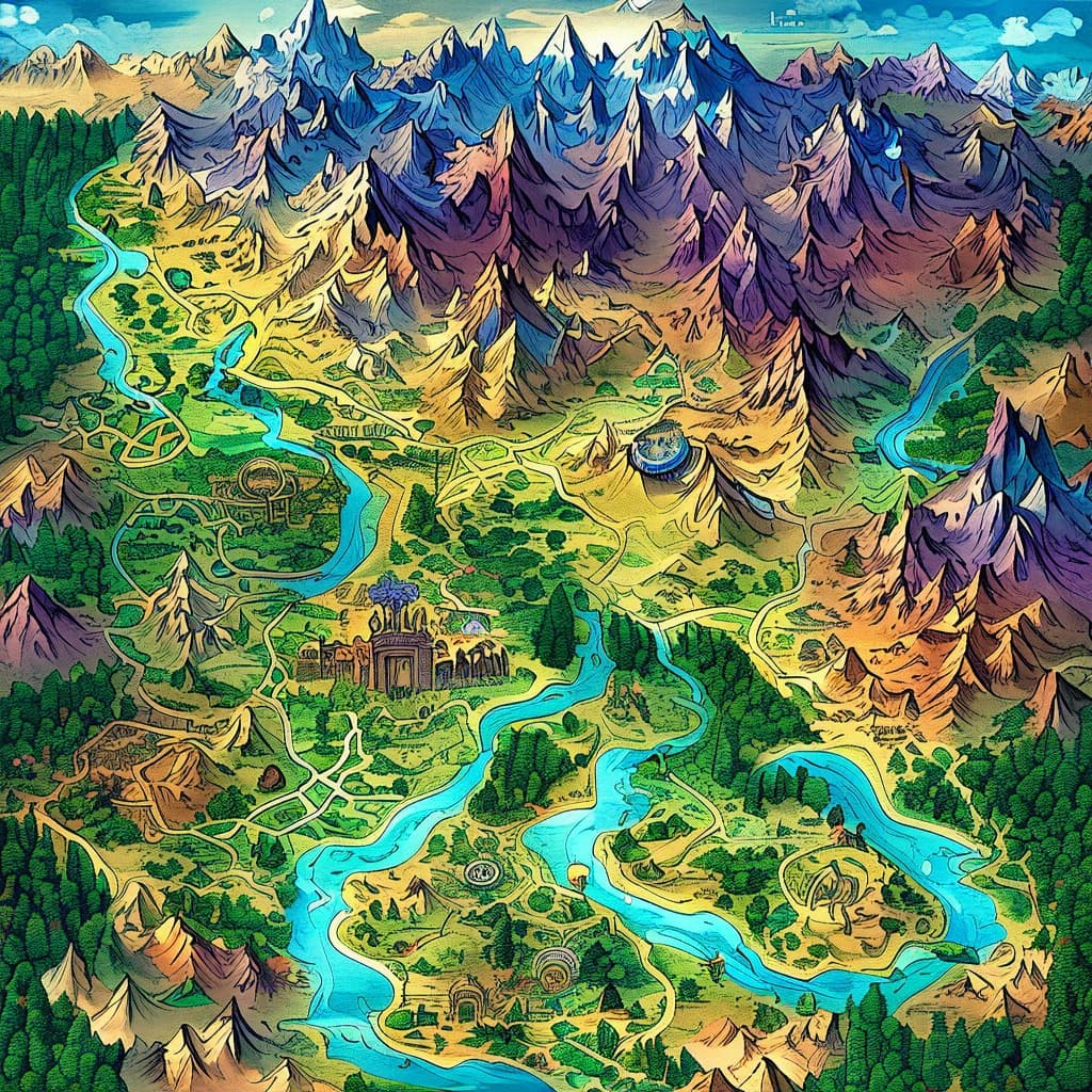 Mazara world illustration