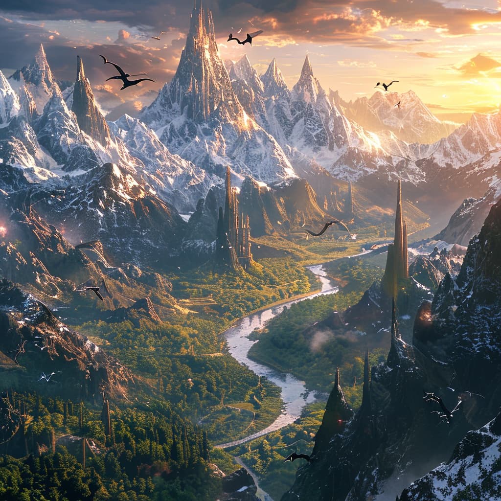 Dragon Planet world illustration