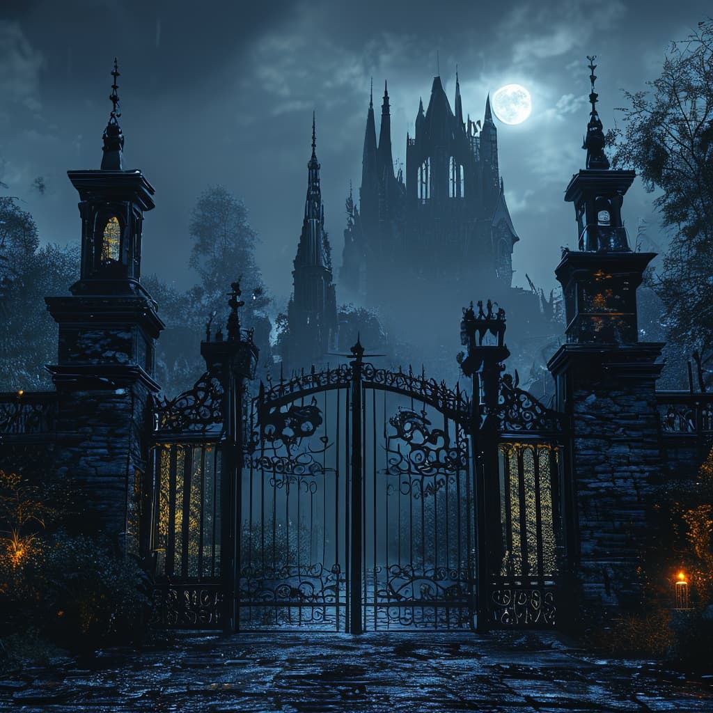 Поместье Вампира world illustration