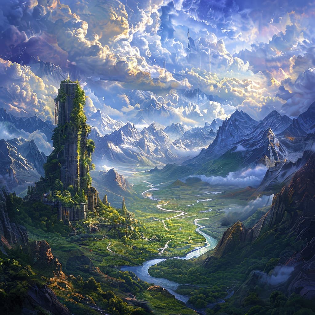 Rhydin: Kingdom of Solace world illustration