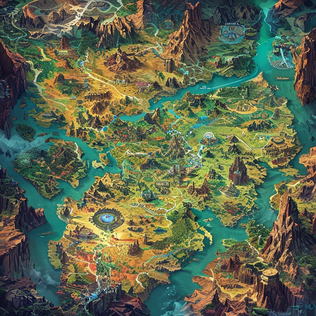 Isekai Adventure world illustration