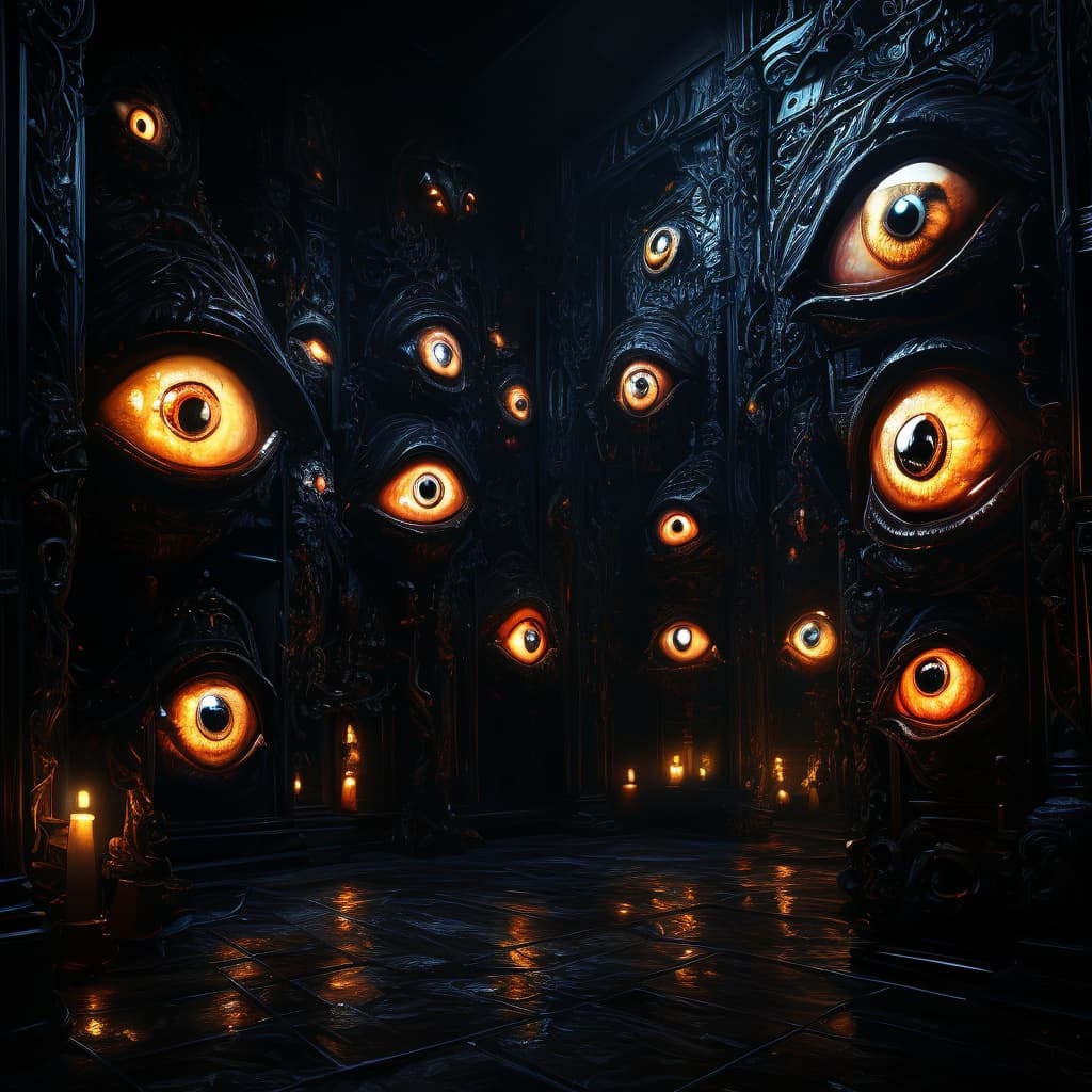 Blank room world illustration