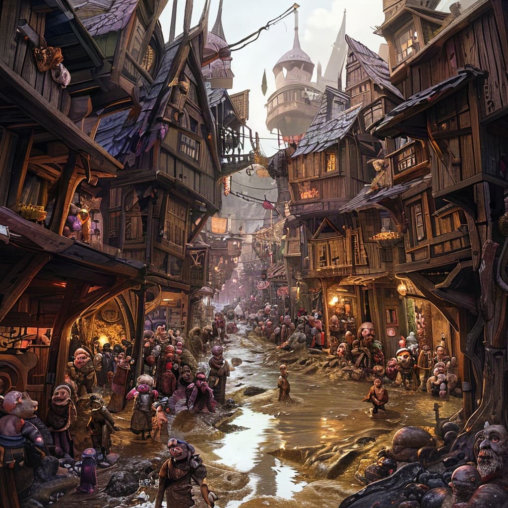 Ankh-Morpork world illustration
