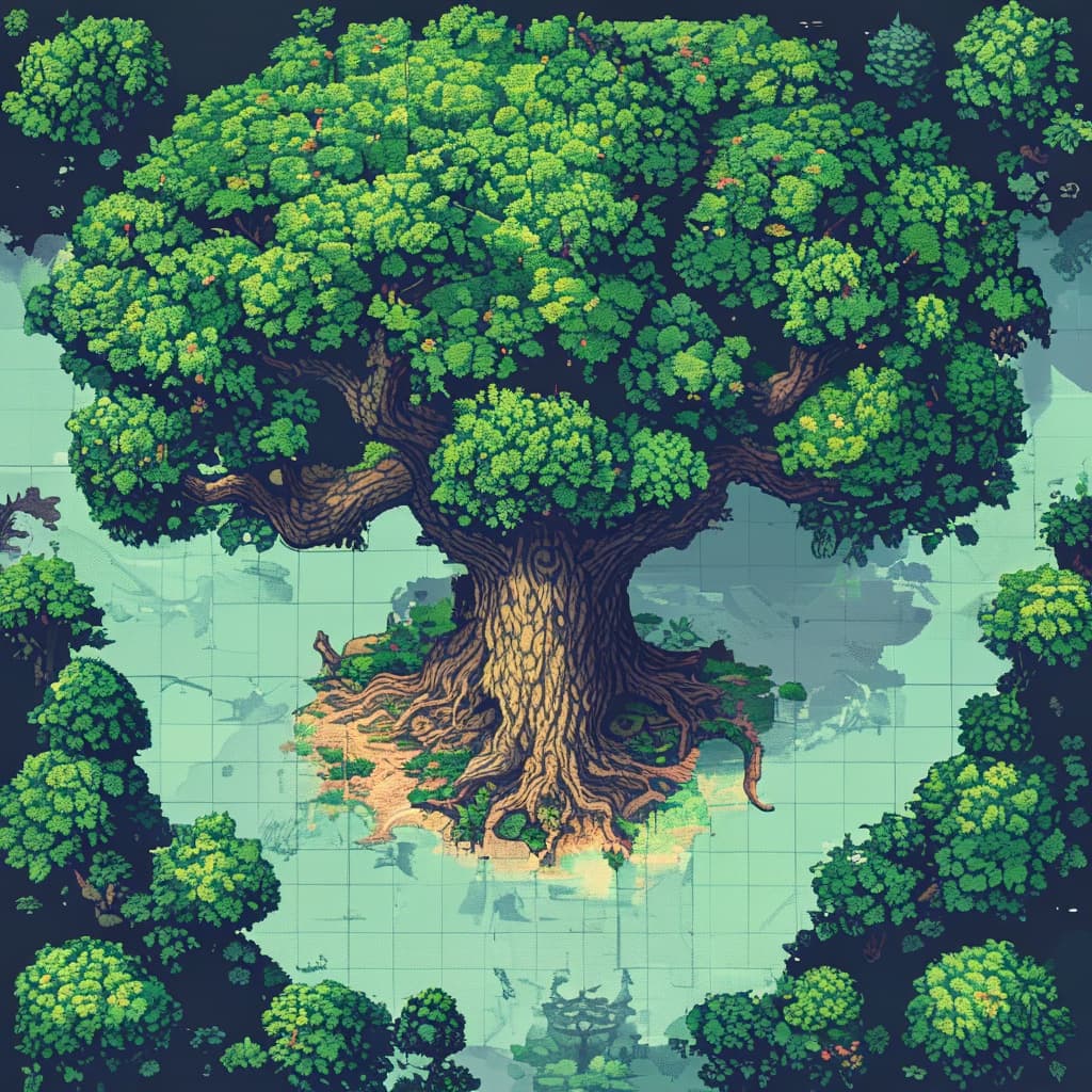 A Secret of Mana world illustration