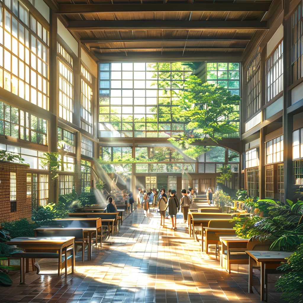 Classroom of the Elite world illustration