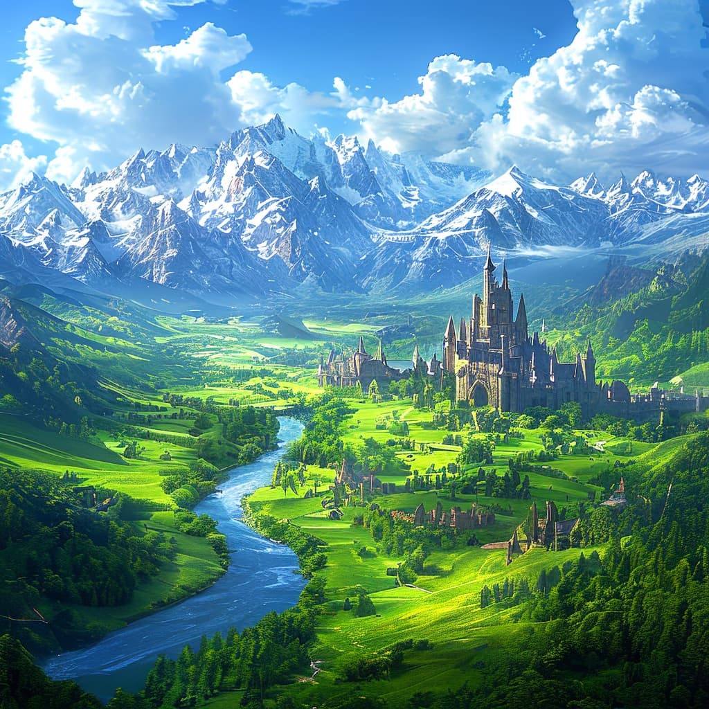 Generic Fantasy world illustration