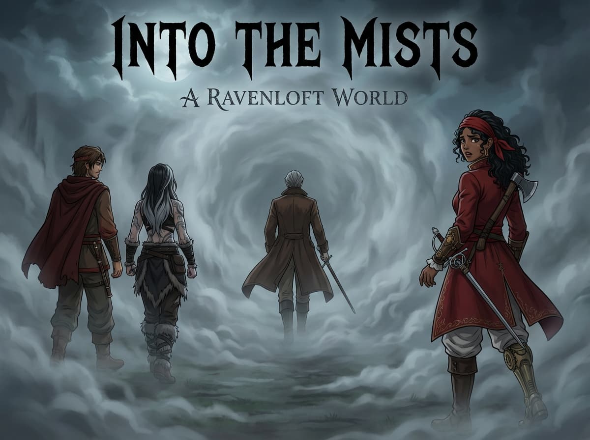 Into the Mists: A Ravenloft World world illustration